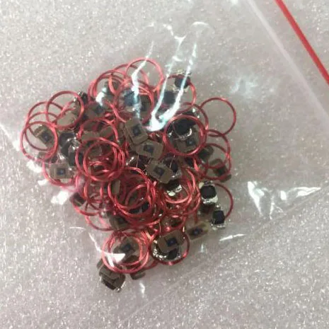 Diameter 9mm I*c*o-d*e-X COB ISO15693 13.56MHz IC coil and chip RF passive antennas with chips | Безопасность и защита