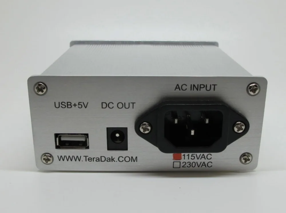 TeraDak TeraLink X2 DC8.5V 1A + USB DC5V порт HiFi обновление низкий уровень шума линейный источник