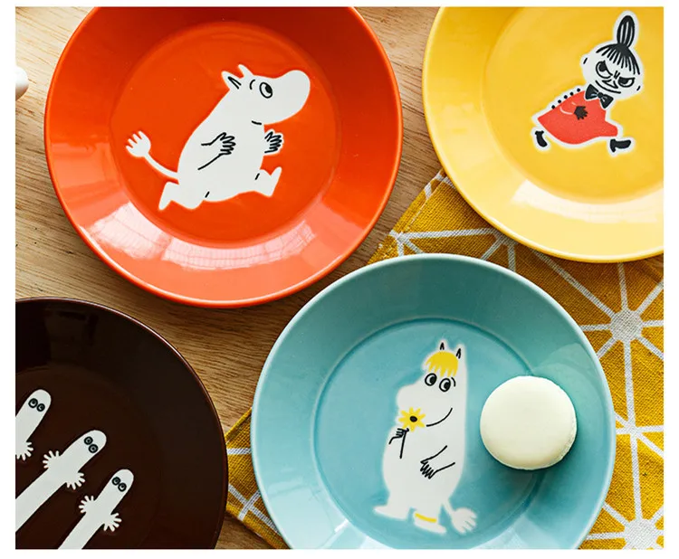 Японский стиль Moomin керамические кружки милый объем чашки 316 мл кофейная чашка глазурь цвет мультфильм Закуски Блюдо подарок на день Святого Валентина