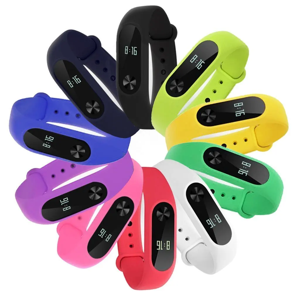 (M2SS 10ss) Цветной силиконовый ремешок для Xiaomi Mi Band 2 mi band браслет сменный Miband 2|for band|for