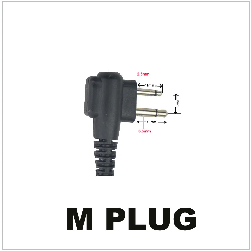 M Plug D Ring Pilot/ Motorcyle Handsfree с пальцем PTT для Motorola CP200 CT450 P040 GP68 Hytera TC-500 PX-508 Kirisun S780 |