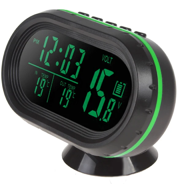 Автомобильный фосфоресцирующий термометр 12 В до 24 светодиодный с LED-дисплеем