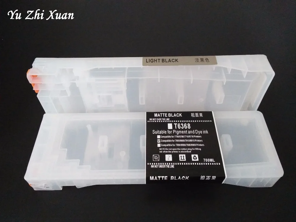 700 мл T6361-T6369 T636AT636B Заправляемый картридж для принтера Epson 7700 9700 7890 9890 7900 9900 |