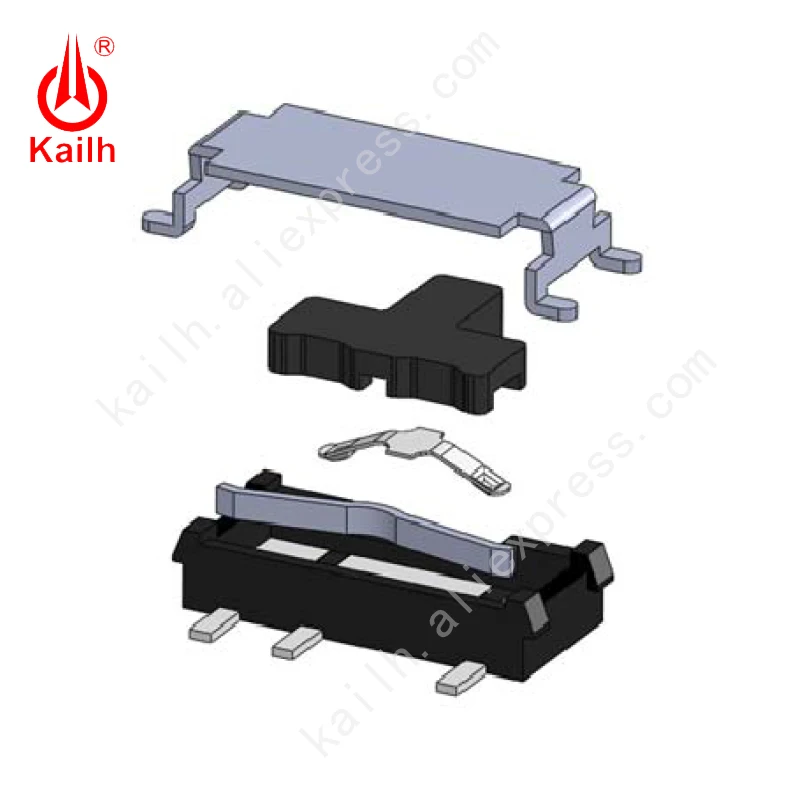 Kailh 7-контактный поверхностный переключатель скольжения с 2 позициями и ПК