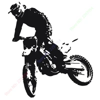 motocross moto dirty bike motorbike wall art sticker decal home diy decoration decor wall mural removable room decal stickers