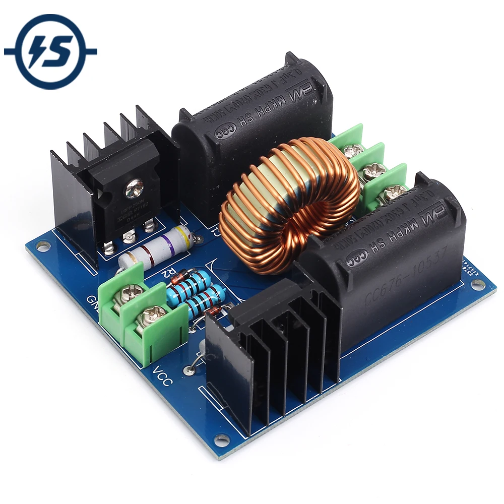 ZVS DC 12-30 в 30-50 кГц индукционный нагревательный драйвер платы высоковольтный генератор схема PCB индукционный нагревательный модуль