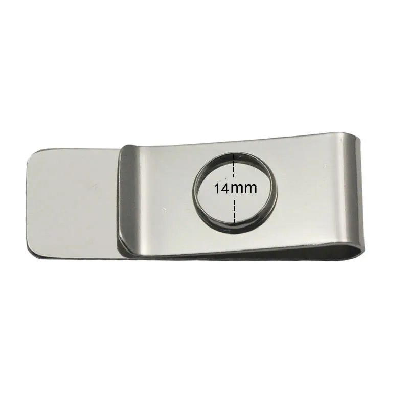 14mm Platinum Plated Beadsnice зажим для денег латунь с 16/18 мм круглые оправа c глухой закрепкой камня для кулонов персонализировать свои деньги зажимы типа "крокодил" для DIY ювелирных изделий ID34948 - Цвет: 14mm Platinum Plated