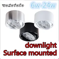 High Power Dimmable AC85-265V LED Ceiling downlight LED Downlights led 6W 10W 14W 18W 24W Spot Light Kitchen Bathroom light