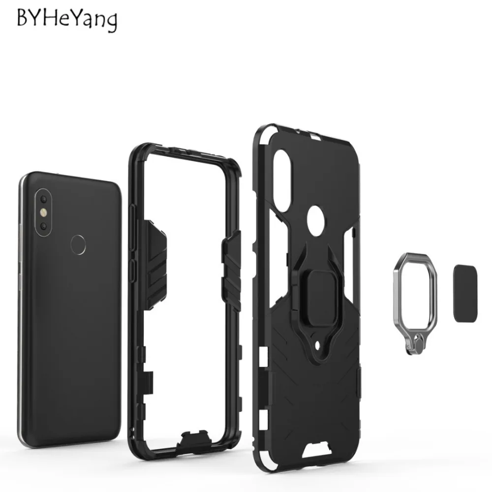 Чехол для Xiaomi Mi A2 lite чехол Redmi 6 Pro автомобильный держатель магнитное кольцо на