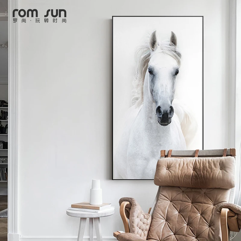 

Nordic Stijl HD War Horse Oerwinning Canvas Schilderijen Posters Nl Prints muur Foto For a Woonkamer Moderne Paard Industrial
