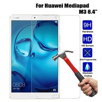 anti shatter transparent real tempered glass for huawei mediapad m3 8 4 inch tablet screen protector protective film glass 9h hd