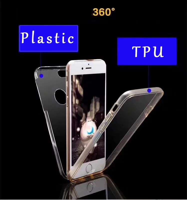 360 Degree Hard PC+Soft TPU Case For Huawei Y5 2019 Honor V20 Samsung A60 S10 5G M30 A70 A20E Mi9 Full Body 150PCS | Мобильные