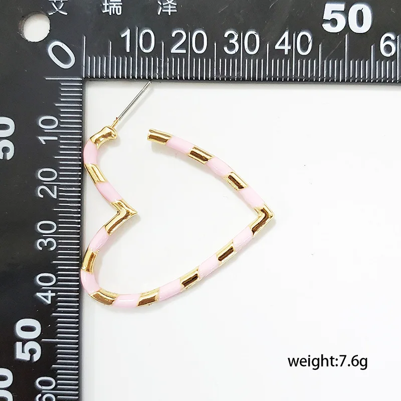 Pomlee элегантные серьги-гвоздики в форме сердца Свадебные украшения богемные