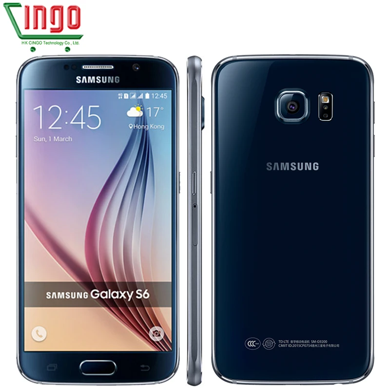 Samsung Galaxy S6/S6 край G925F мобильный телефон Octa Core 3 Гб оперативной памяти Оперативная