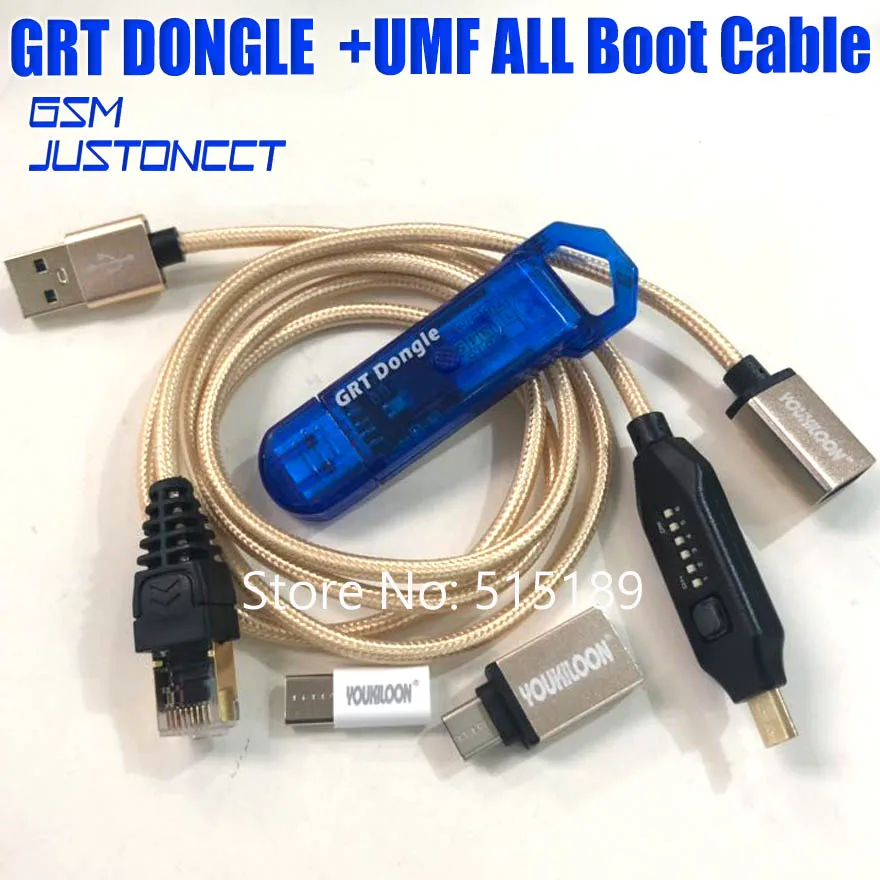

GRT dongle KEY powerful+Boot all in 1 cable for Qualcom Tool IMEI repair remove FRP for Samsung Huawei HTC NOKIA LG SONY opp