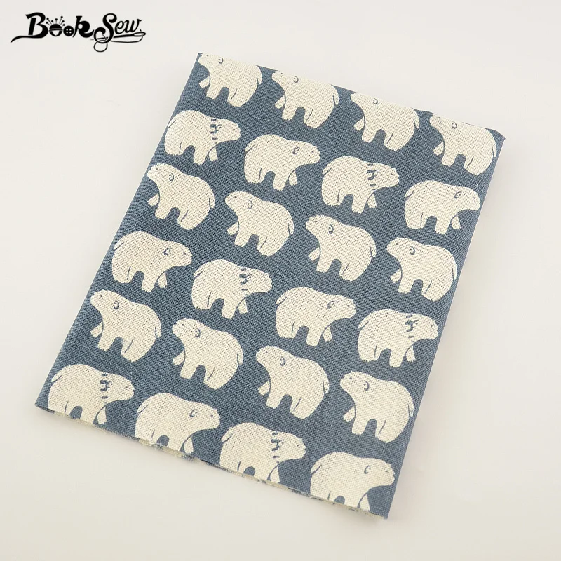 Тканевая Ткань для шитья Booksew темно синяя хлопчатобумажная льняная ткань