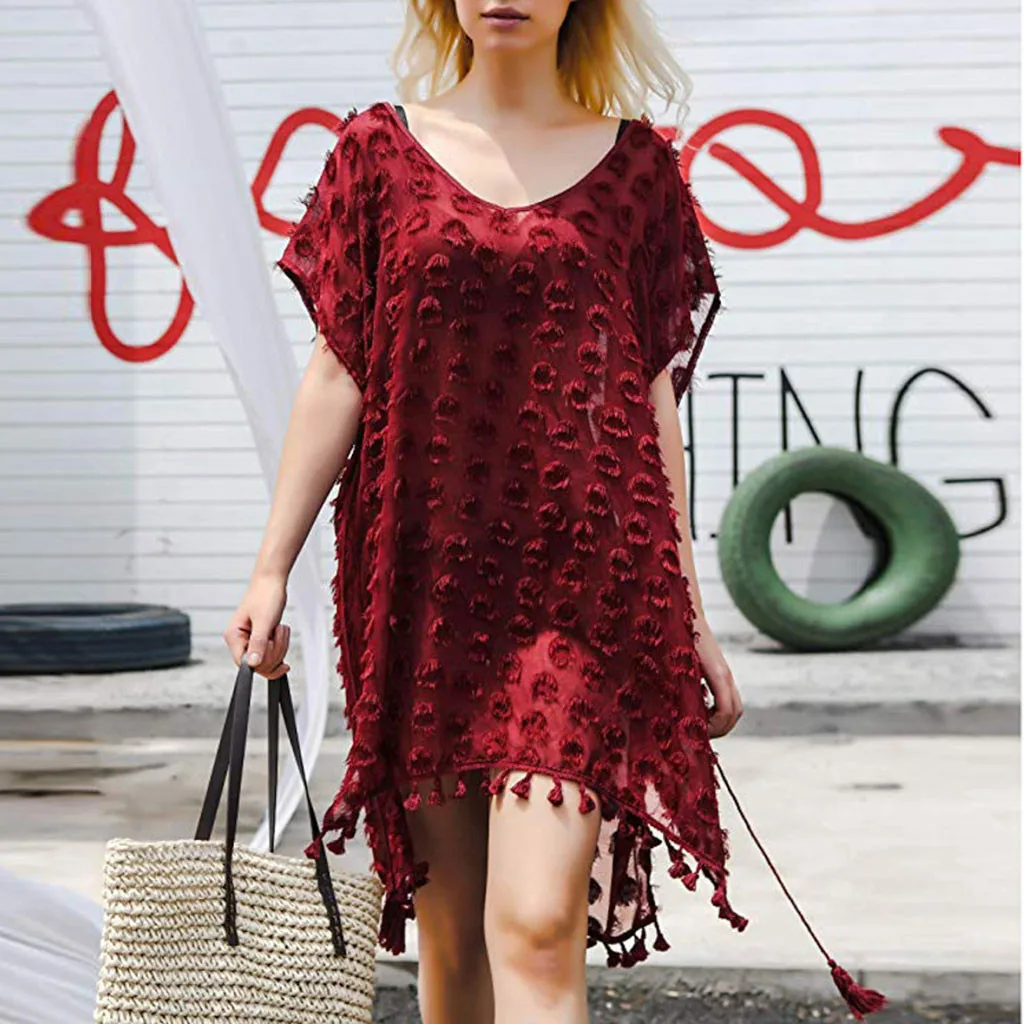 Женский купальник шифоновый пляжный свободный|Пляжная одежда| |