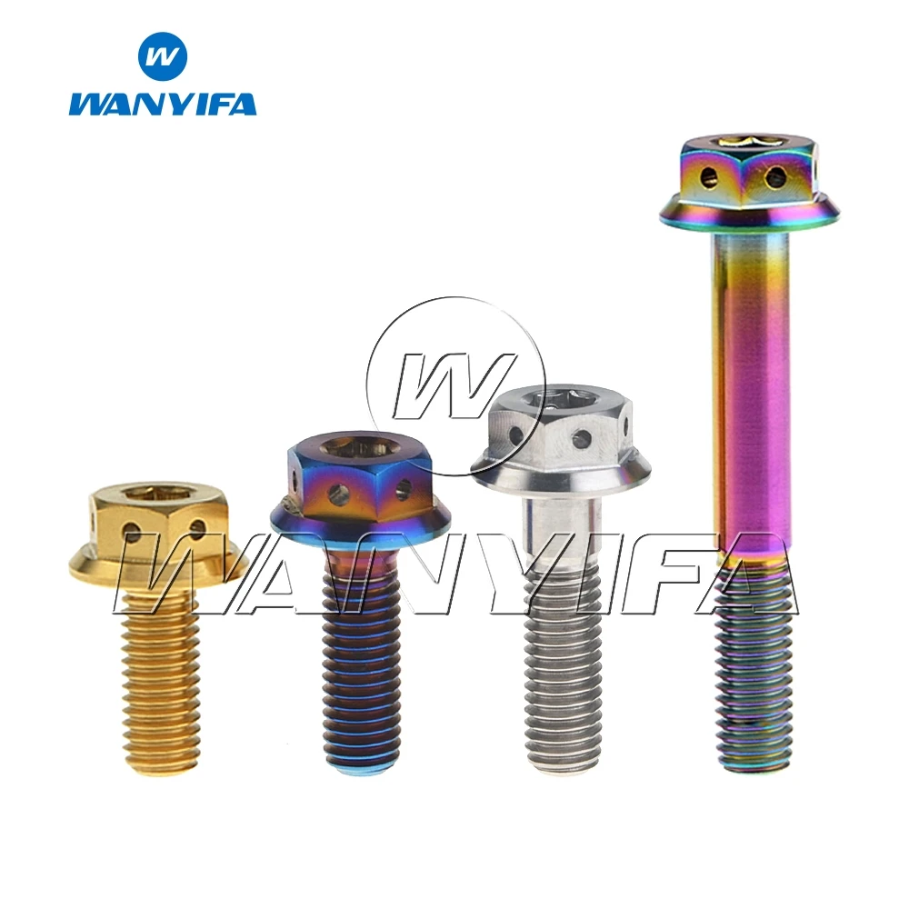 Титановые болты Wanyifa M8x 20 25 30 35 40 45 55 мм внутренний и внешний шестигранный