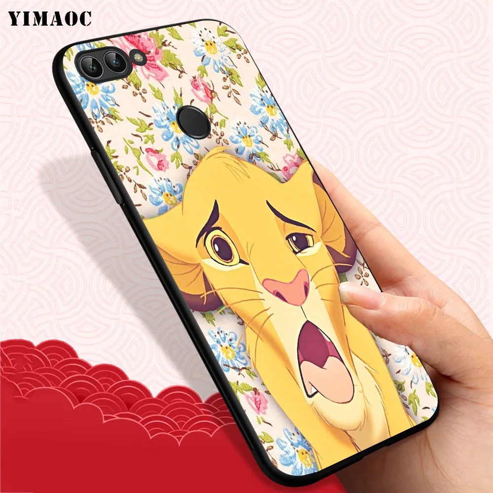 Мягкий чехол YIMAOC lion king для huawei Honor Note 10 9 Lite 8C 8X8 7X 7A 3 GB Pro 7C 6A |