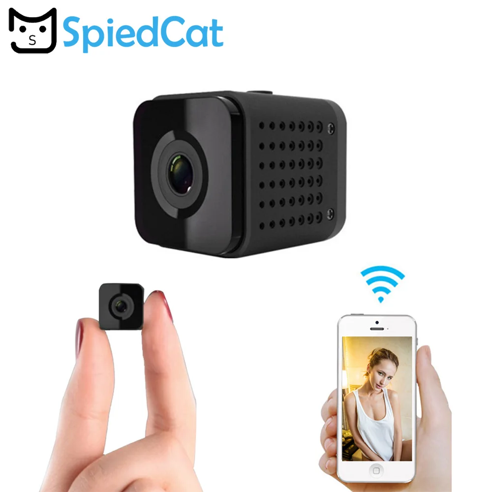 Мини Wifi IP камера инфракрасного ночного видения HD 1080P микро видеокамера для