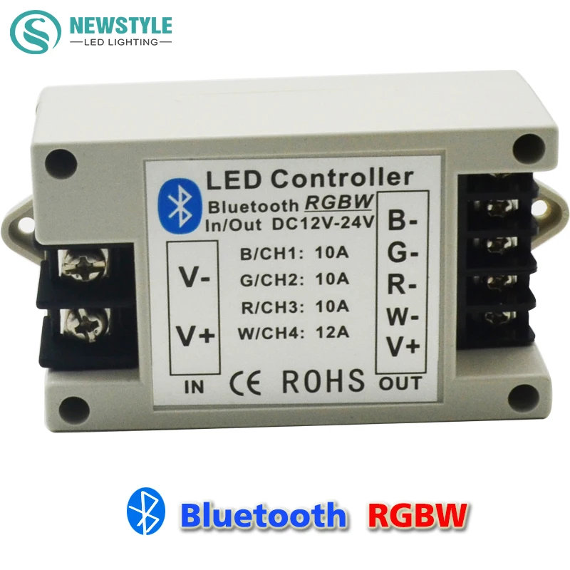 RGBW/RGB светодиодный bluetooth контроллер для 5050 3528 Светодиодные полосы освещения на