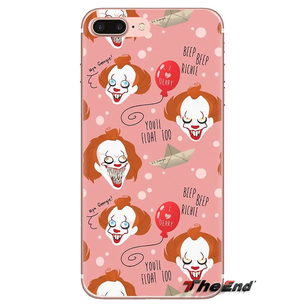 For iPod Touch Apple iPhone 4 4S 5 5S SE 5C 6 6S 7 8 X XR XS Plus MAX Soft Transparent Cases Covers Stephen King s It |
