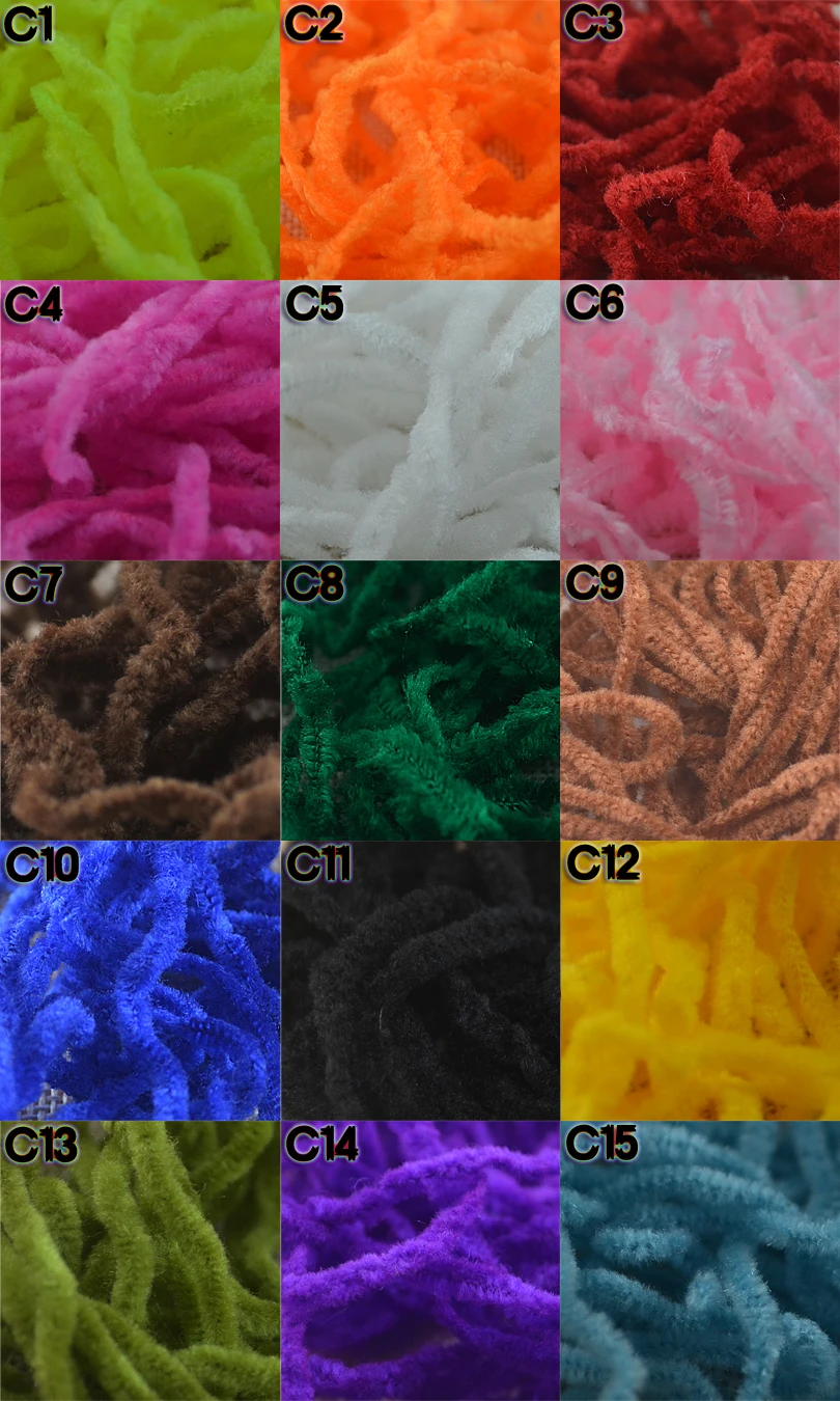 Синельные черви MNFT 12 цветов материал для тела пиявок Рыболовные Мухи много ловли