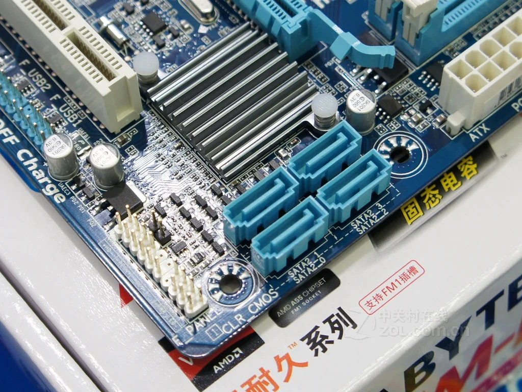 Материнская плата Gigabyte оригинальная материнская DDR3 для настольных пк разъем FM1 A55