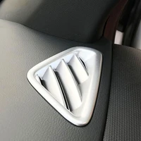 2018 2019 car front small air outlet decoration cover trim accessories abs matte for hyundai kona encino interior mouldings