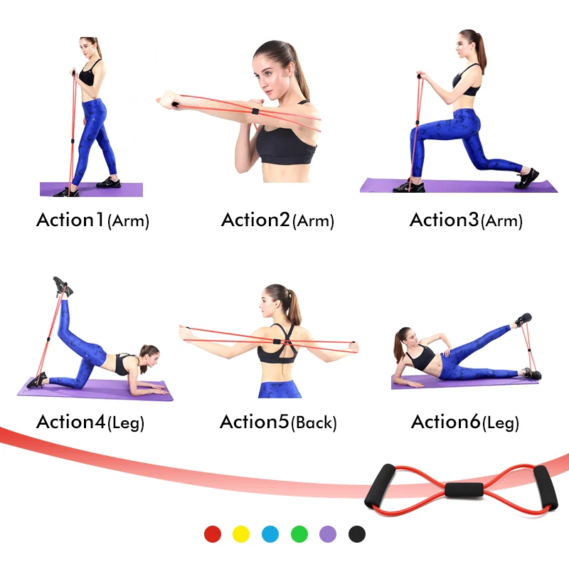 Эластичная лента для кроссфита эластичная фитнеса йоги латекса|fitness resistance