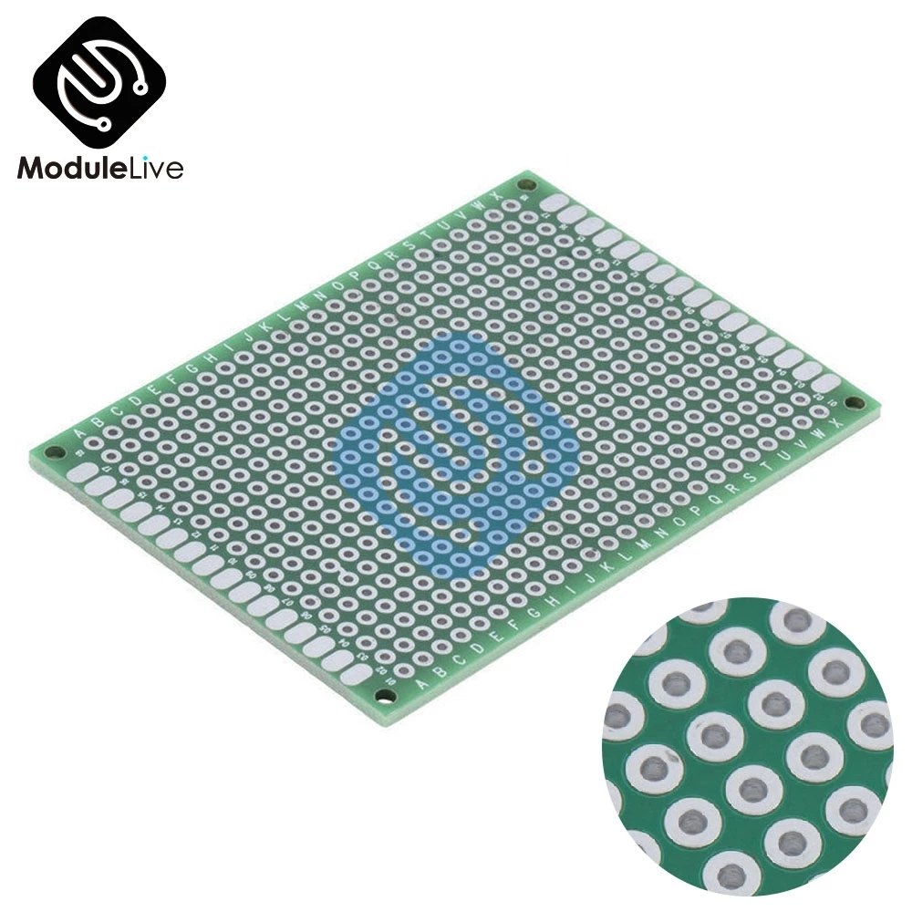 10PCS Double Dual Side Prototype PCB nned Universal Breadboard 5x7 cm 50mmx70mm | Инструменты