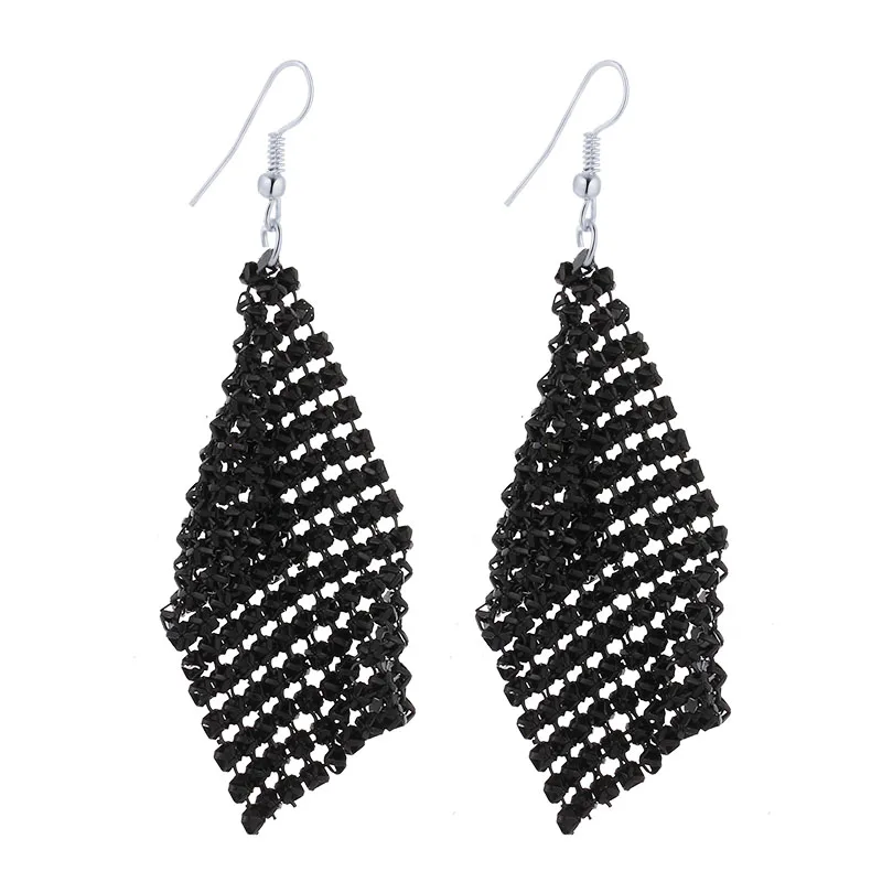 HIBOBI длинные серьги висячие для женщин с кисточками в богемном стиле Модная