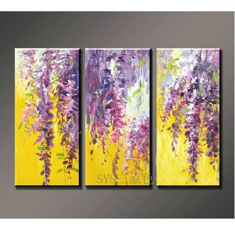 Современное абстрактное огромное украшение на стену живопись маслом холсте