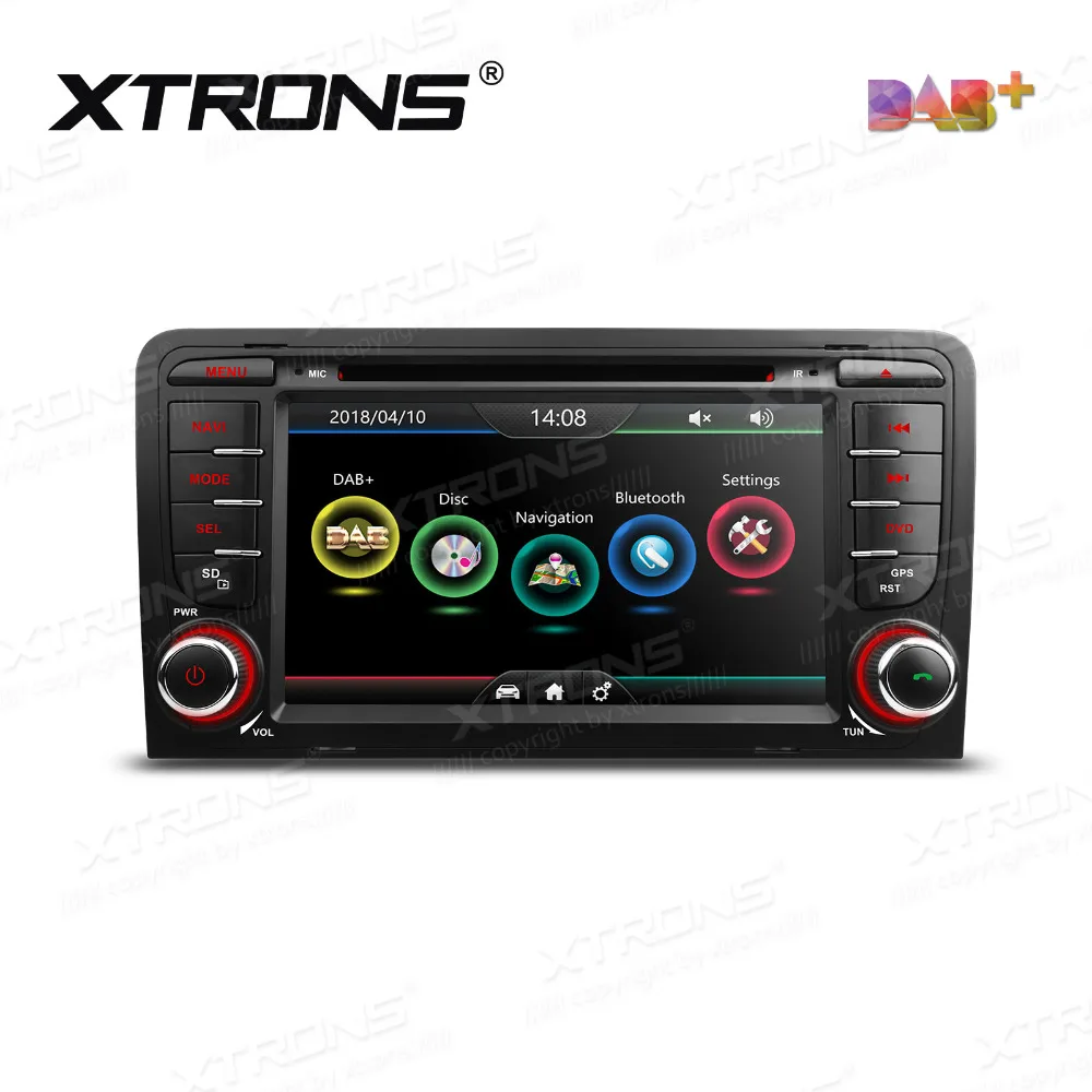 XTRONS 7 &quotDAB + тюнер Canbus gps навигация автомобильный dvd плеер радио для Audi A3 S3 RS3 Sportback