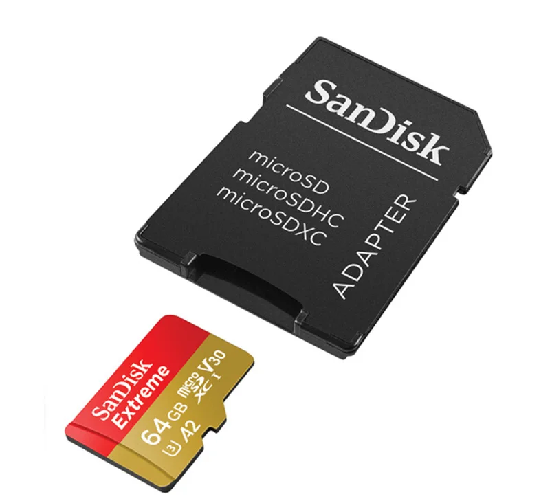 Оригинальная SanDisk карта памяти максимальная скорость чтения 160 МБ/с./с 64 Гб 128 ГБ A2 U3 Micro SD карта V30 UHS-I 32 Гб A1 Экстремальная TF карта Microsd