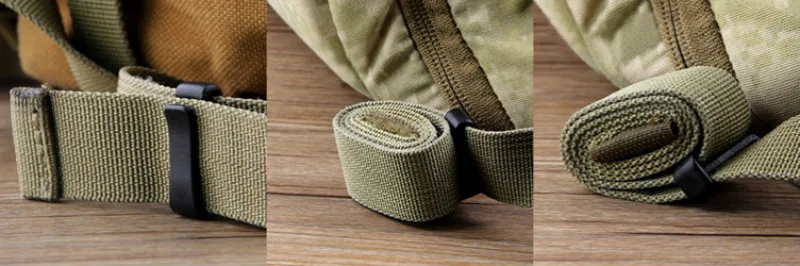 2 шт. Molle Зажим для ремня лямки Рюкзак ремень Quickdraw застежка Открытый Карабин лагерь бутылка для воды вешалка Тактический держатель крюк