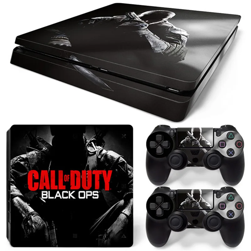 OSTSTICKER Прямая доставка виниловая наклейка кожи наклейки для sony PS4 slim консоли и 2 шт.