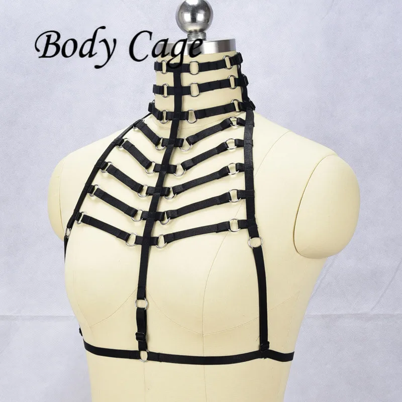 Клетка для тела Для женщин пикантные панк жгут ручной работы в стиле Харадзюку