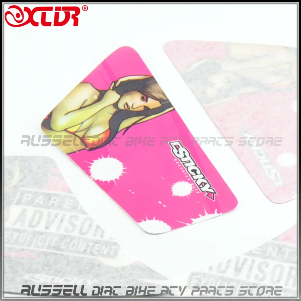Наклейки с изображением девушки PINK GIRL для YAMAHA PW50 Y Zinger PW 50 питбайка|sticker for yamaha|for