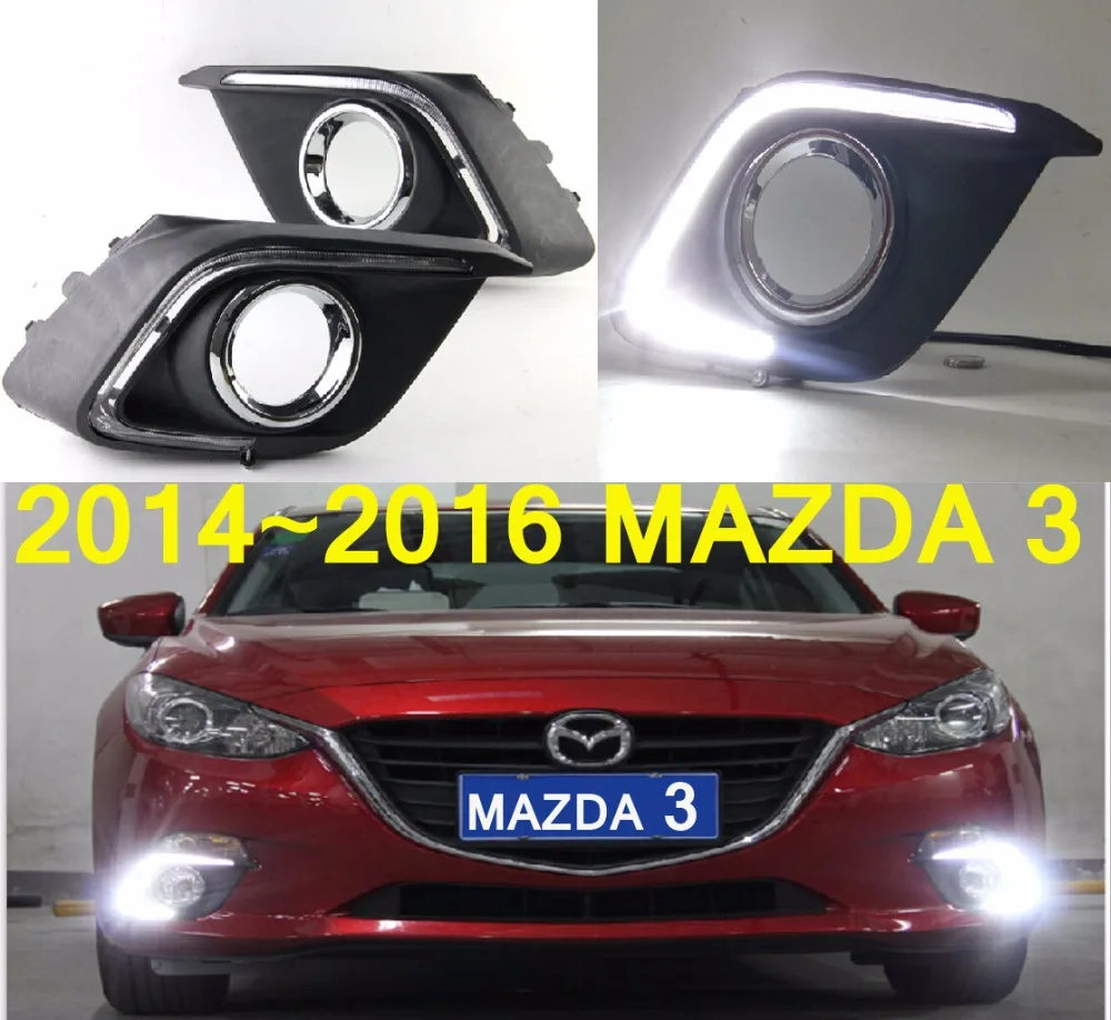 1 комплект 2014 ~ 2016y бампер автомобиля налобный фонарь для mazda3 Axela Дневной