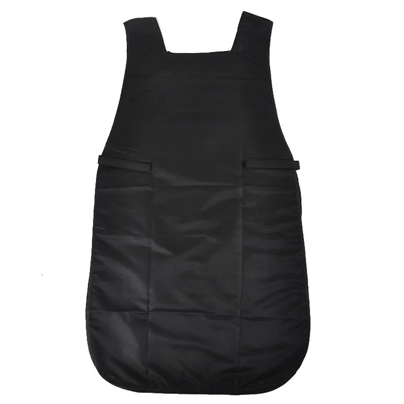 1 шт. фартук для парикмахерской водоотталкивающая черная накидка передняя и