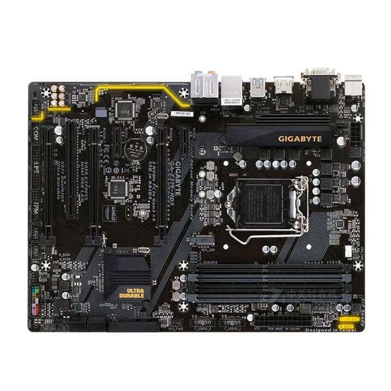 Для Gigabyte GA-Z270-HD3 рабочего Z270-HD3 Z270 материнская плата LGA 1151 DDR4 USB3.0 SATA M.2