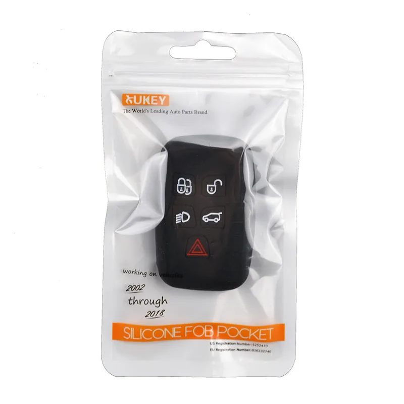 Силиконовый чехол для ключей Land Rover Range Sport Vogue Evoque Discovery 4 Freelander Keyless Fob Shell Holder