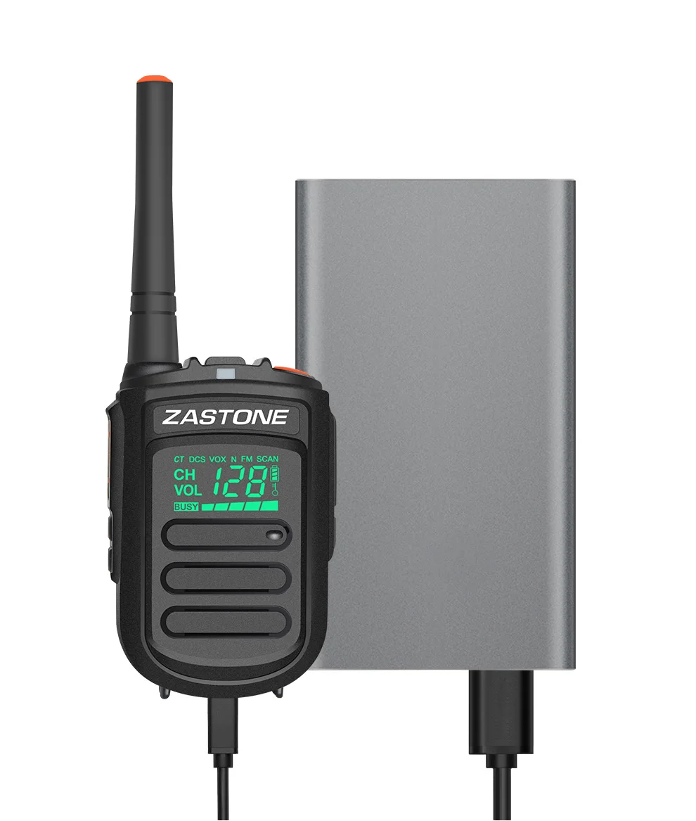 2 шт) Zastone mini9 128 каналов uhf мини тела walkie talkie двухстороннее радио 5 Вт 400-470 МГц портативный Радиоприемник