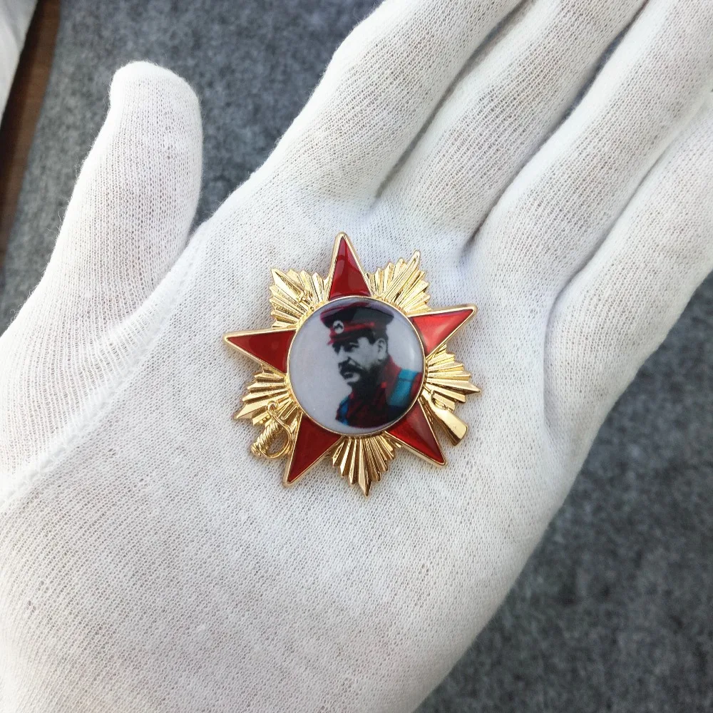 CCCP Сталин металлический значок, Россия креативная брошь для одежды, советский орден патриотической Войны Рюкзак медаль