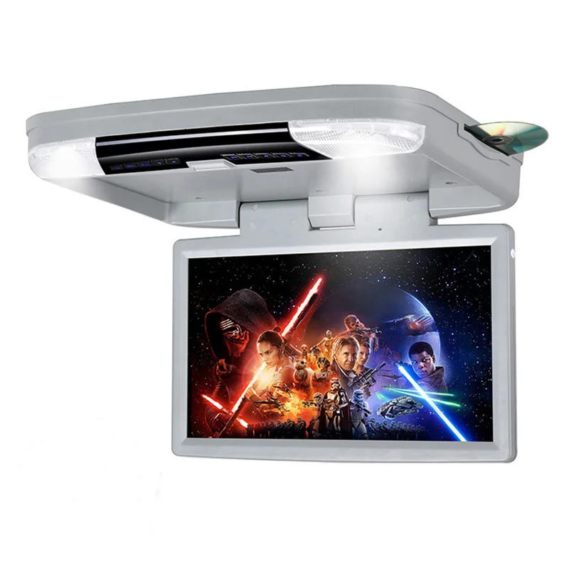 Автомобильный видеомонитор Caroad 15 6 дюйма HD 1080P откидной DVD плеер с hdmi портом USB SD
