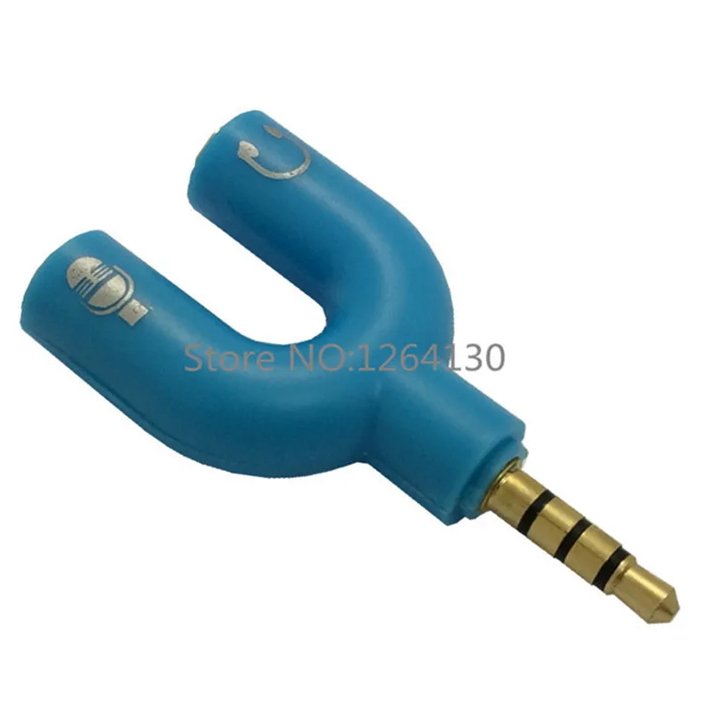 Y образный 3 5 мм стерео сплиттер аудио штекер наушники гарнитура + микрофон