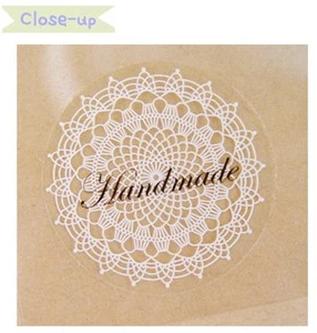 80 шт. белые кружевные золотистые ручная работа упаковка для торта уплотнительные