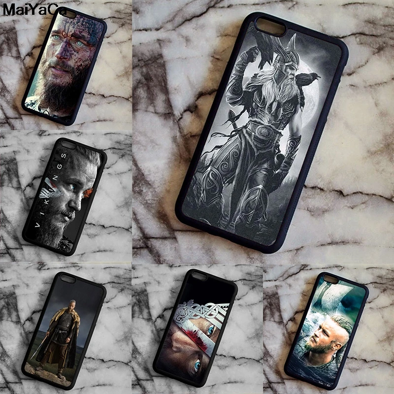 MaiYaCa Ragnar Lothbrok Vikings для Samsung S3 S4 S5 S6 S7 S8 S9 plus edge Note 8 черный мягкий чехол телефона