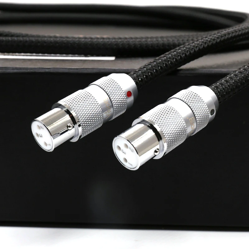 Viborg HIFI XLR папа-мама удлинитель XLR кабель из чистой меди XLR сбалансированный Межблочный кабель